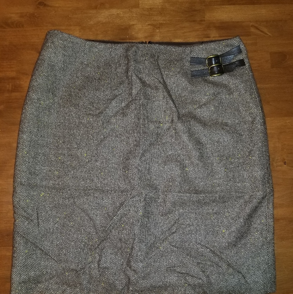INC Brown Wool Skirt size 2